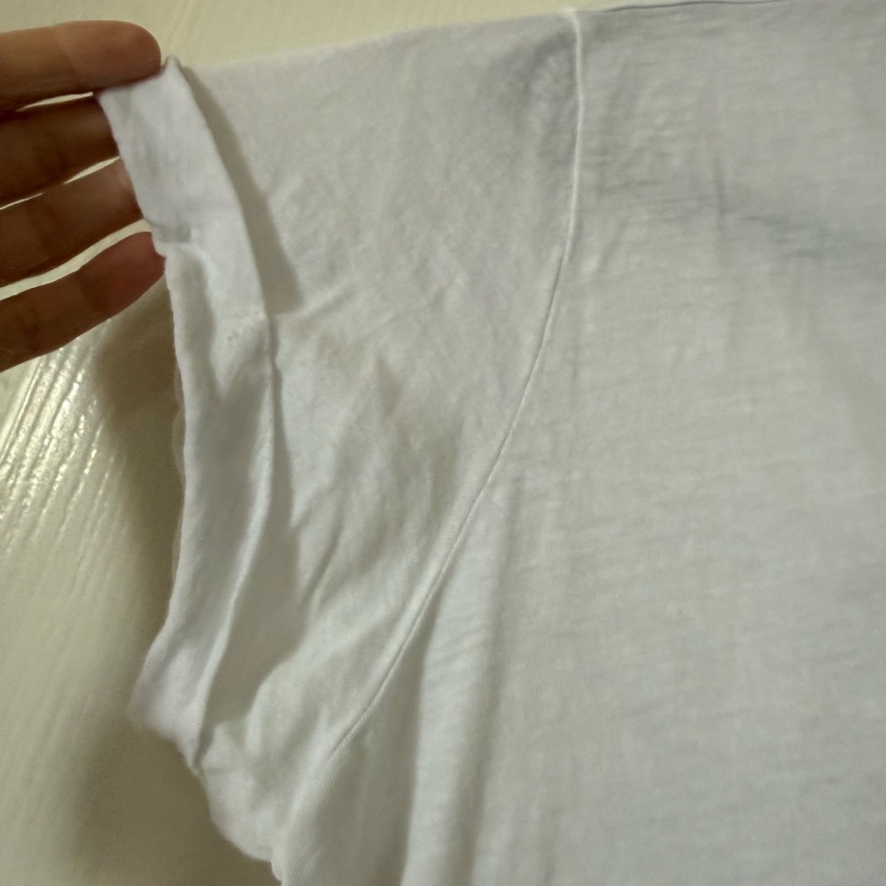 All Saints Classic White V-Neck Tee - Picture 5 of 5